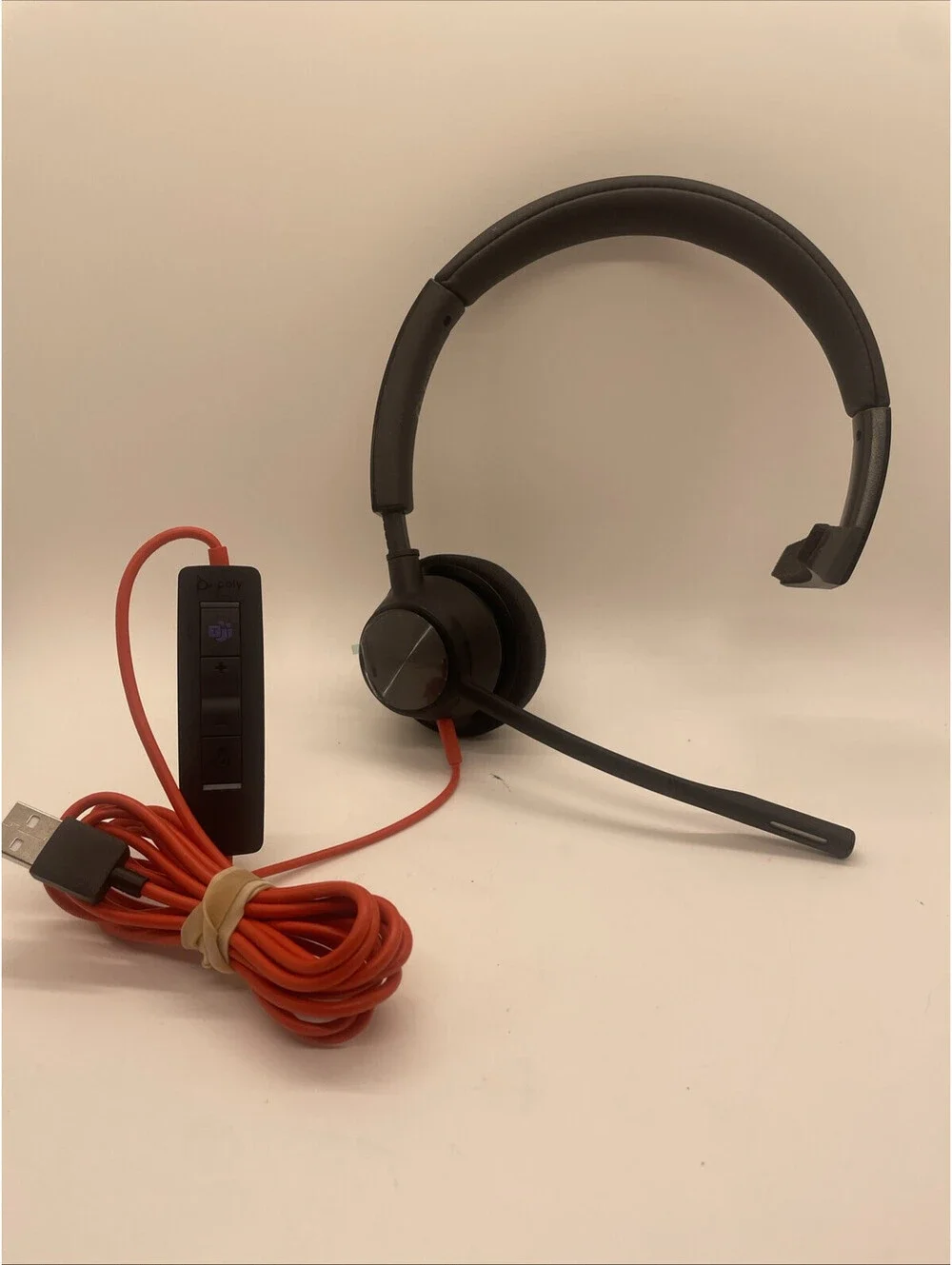 Plantronics Poly Blackwire 3310 On-Ear Headset BW3310 USB-A                (S12)